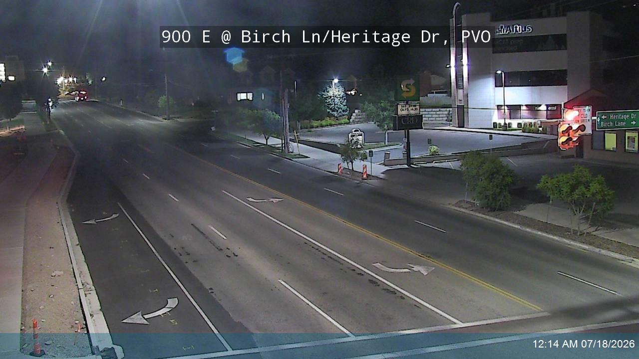 900 E traffic camera, Provo, Utah