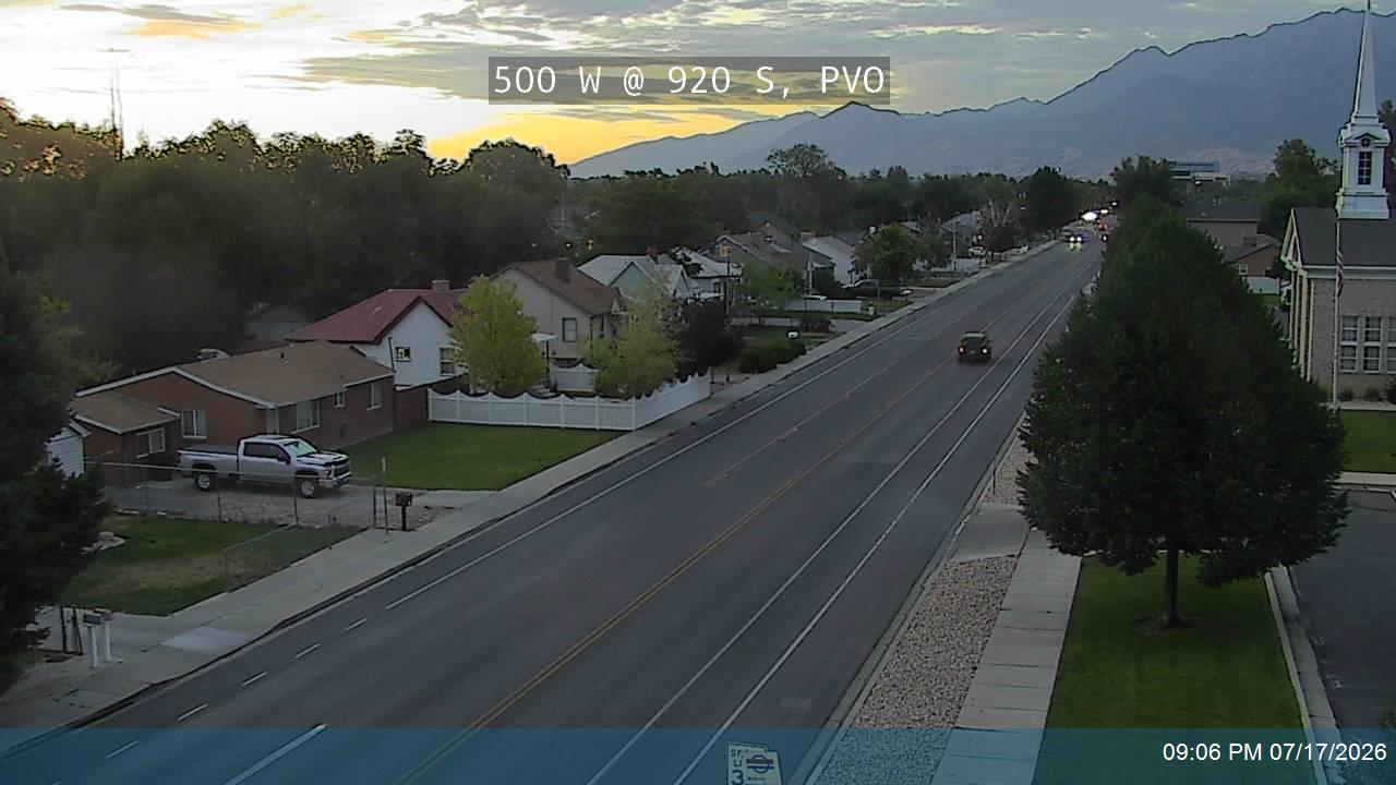 500 W traffic camera, Provo, Utah