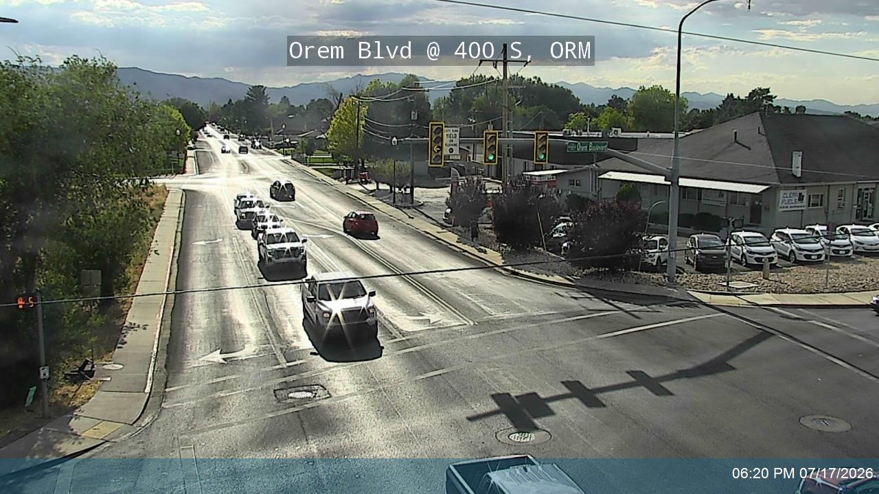 Orem Blvd traffic camera, Orem, Utah