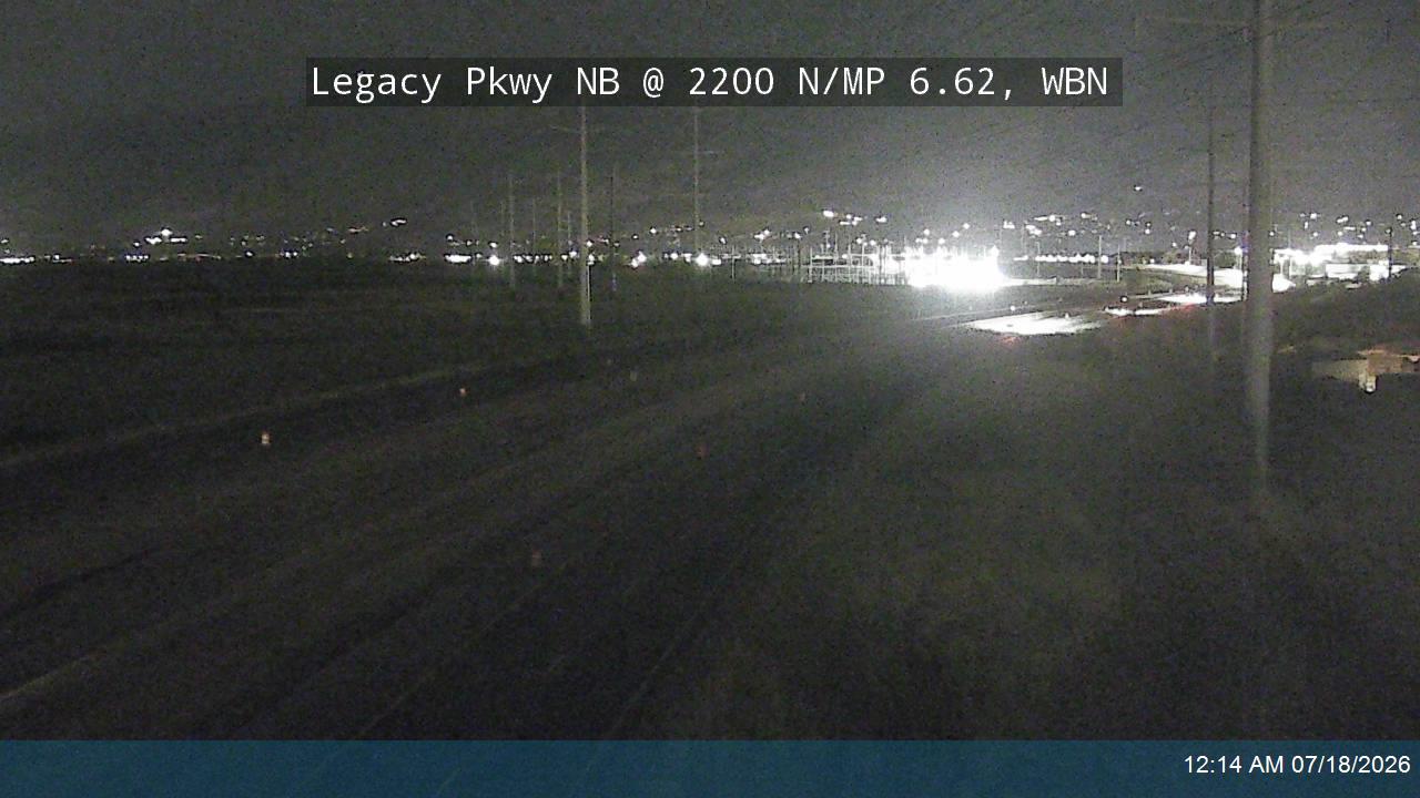 Legacy Pkwy traffic camera, view north, West Bountiful, Utah