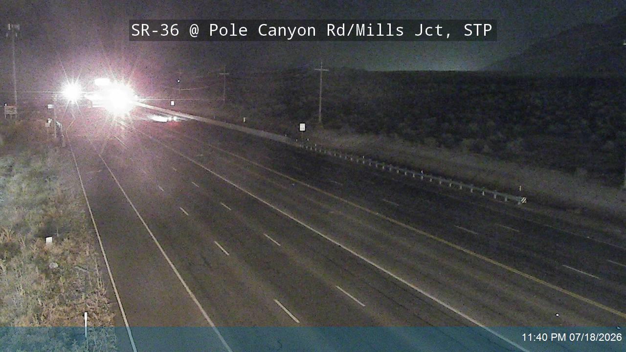 SR-36 traffic camera, view south, Stansbury Park, Utah