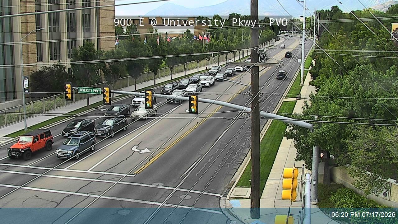 900 E traffic camera, Provo, Utah