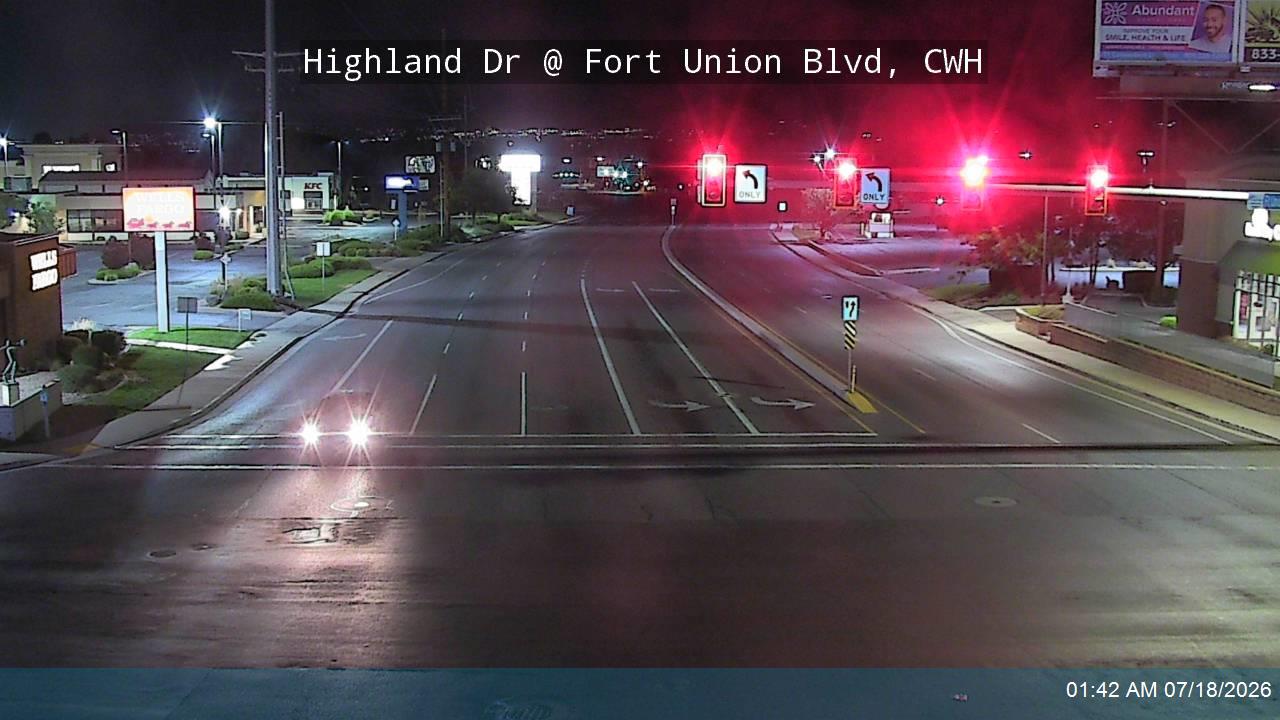 Highland Dr traffic camera, Cottonwood Heights, Utah