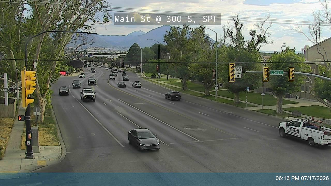 Main St traffic camera, Spanish Fork, Utah