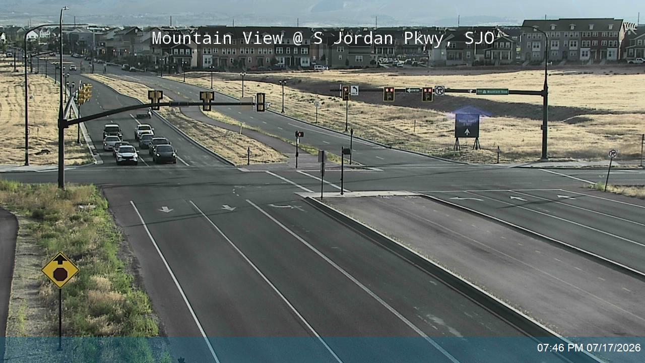 SR-85 traffic camera, view north, South Jordan, Utah