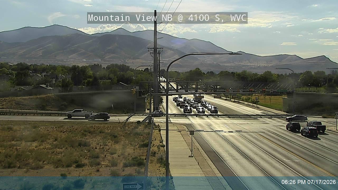 SR-85 traffic camera, view north, West Valley City, Utah