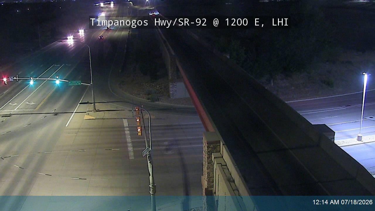 Timpanogos Hwy traffic camera, Lehi, Utah