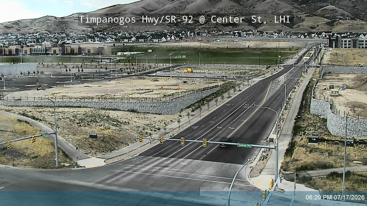 Timpanogos Hwy traffic camera, Lehi, Utah