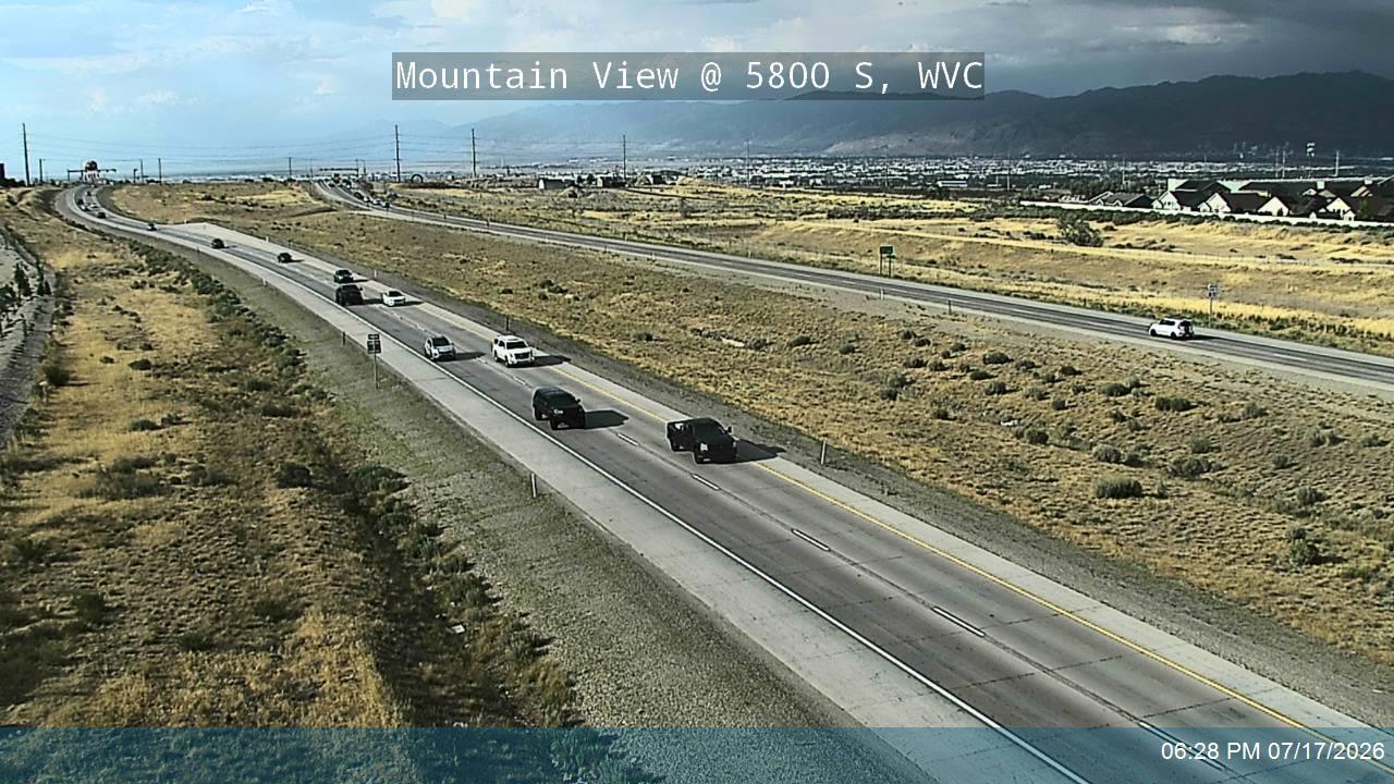 Mountain View traffic camera, view south, West Valley City, Utah