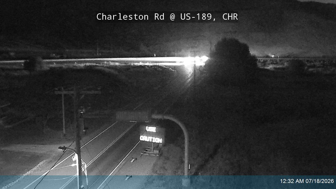 SR-113 traffic camera, view south, Charleston, Utah