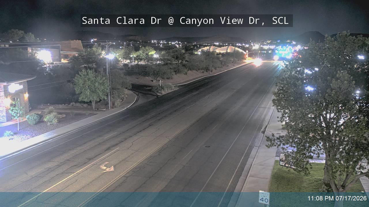 Santa Clara Dr traffic camera, view north, Santa Clara, Utah