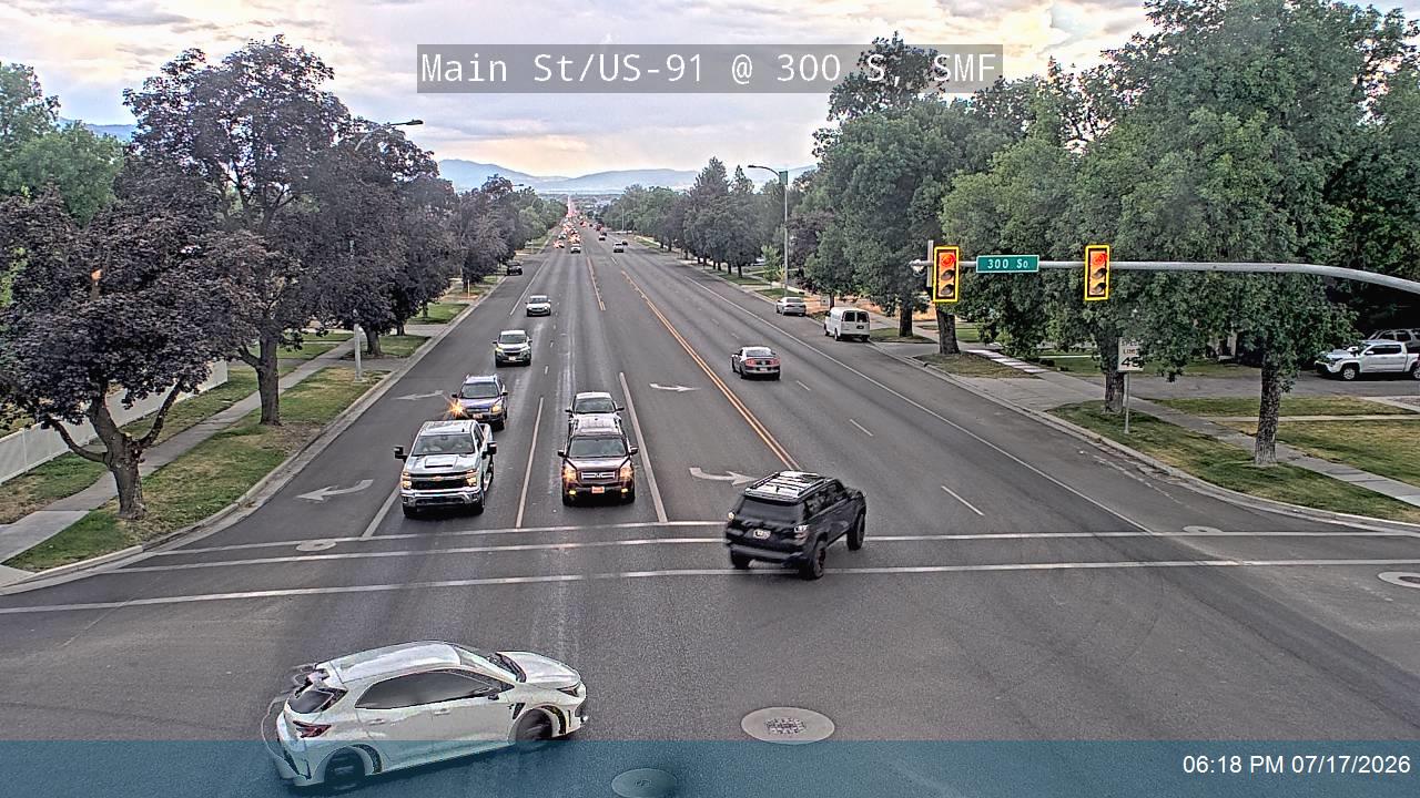 Main St traffic camera, Smithfield, Utah