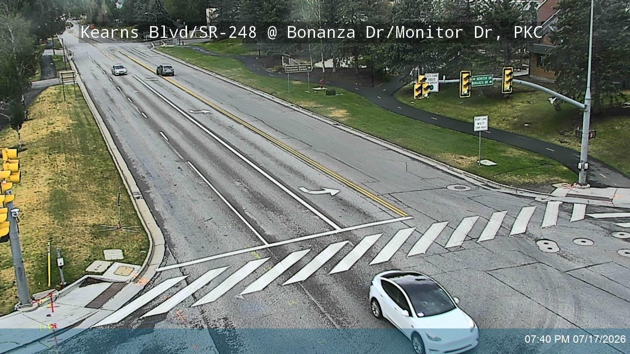 SR-248 traffic camera, view south, Park City, Utah