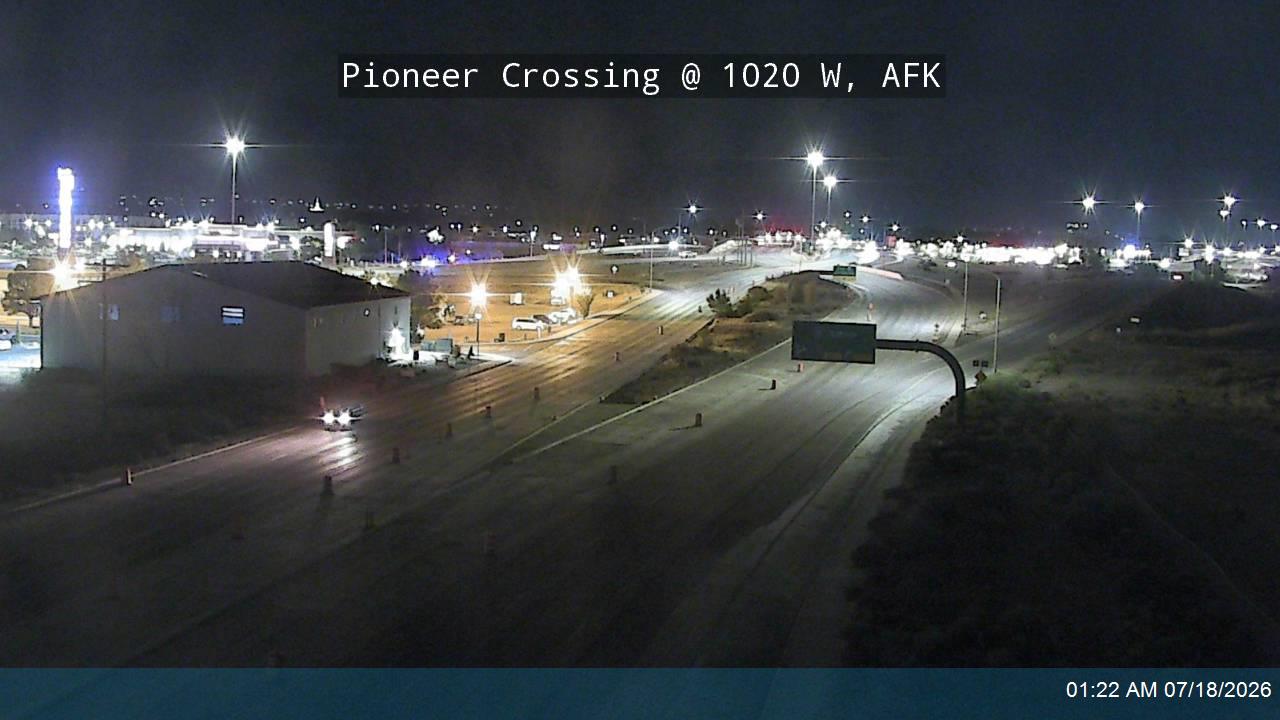 Pioneer Crossing traffic camera, view north, American Fork, Utah