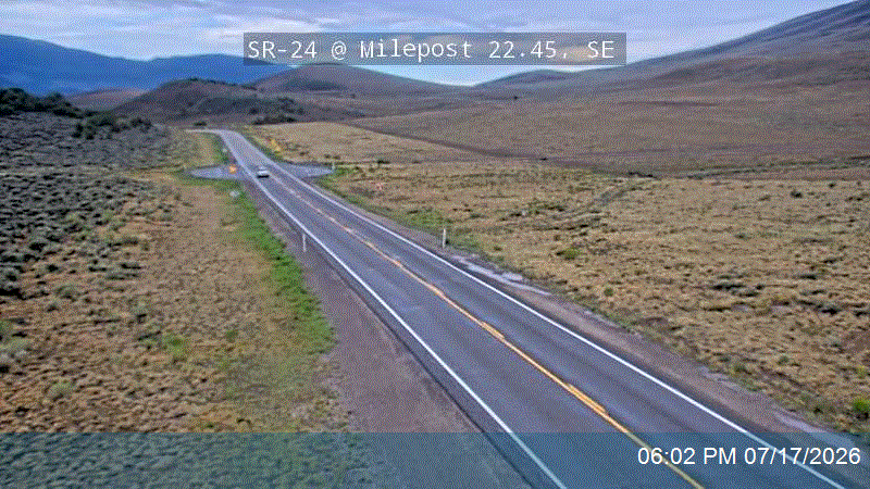 SR-24 @ Milepost 22.45, SE traffic camera, Sevier County