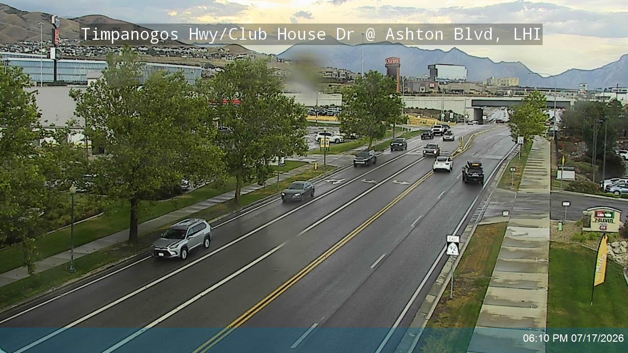 Timpanogos Hwy traffic camera, Lehi, Utah