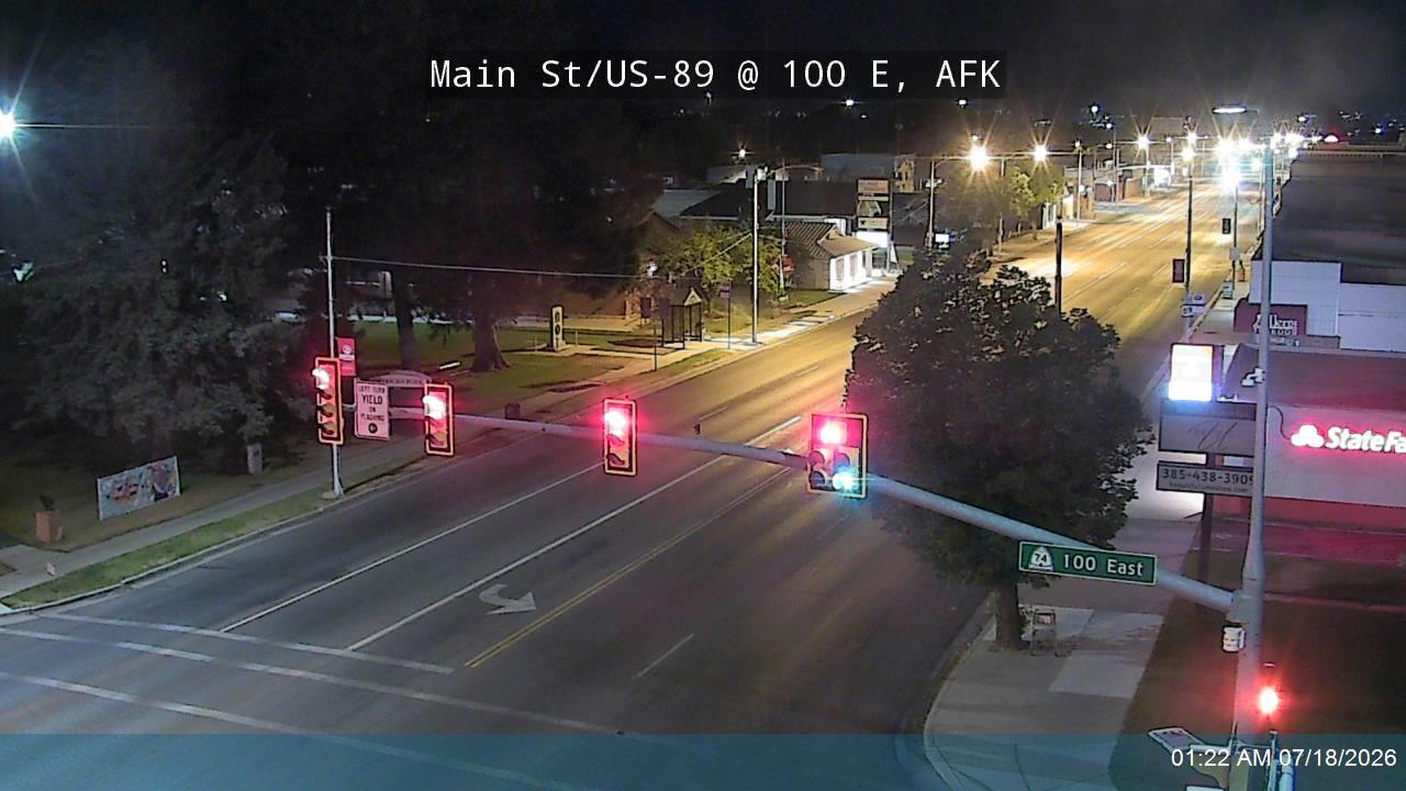 Main St traffic camera, American Fork, Utah