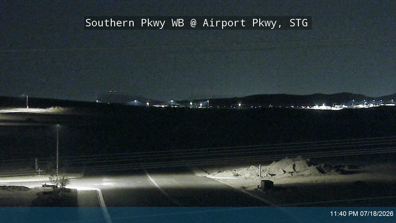SR-7 traffic camera, view west, St. George, Utah