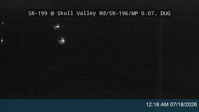 SR-199 traffic camera, view south, Dugway, Utah