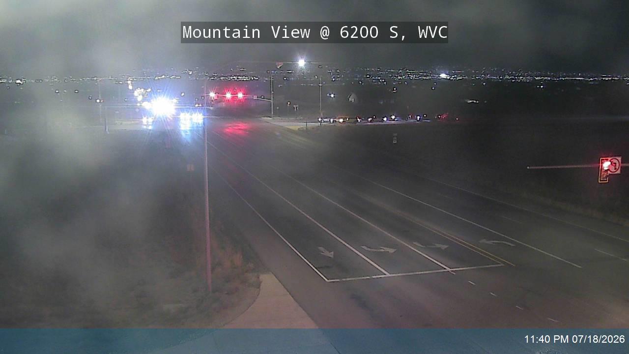Mountain View traffic camera, view south, West Valley City, Utah