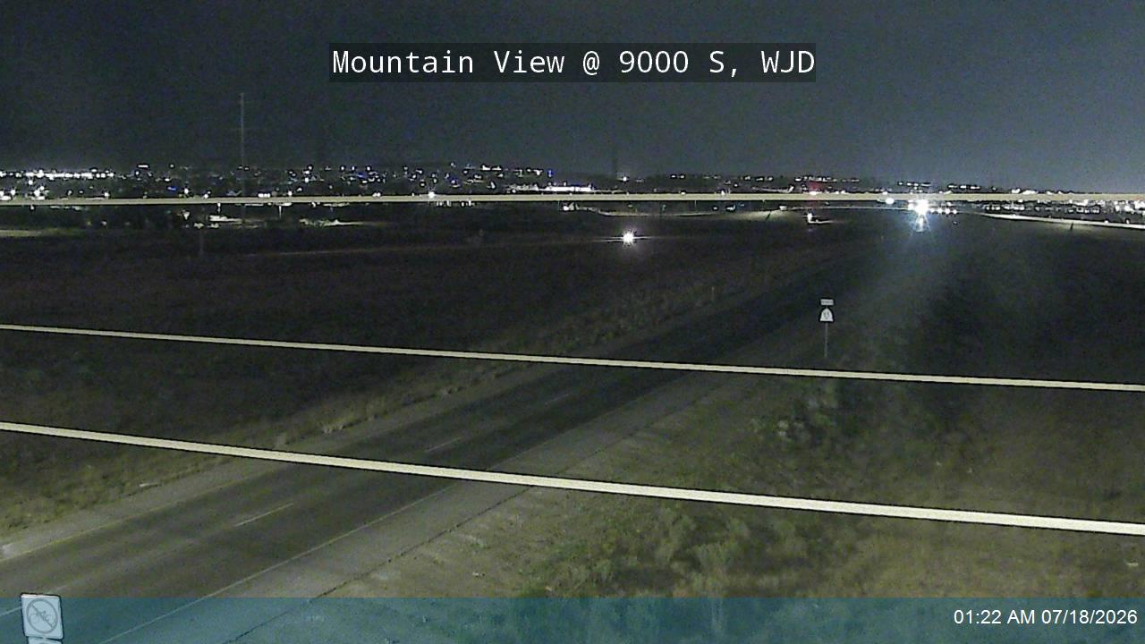 Mountain View traffic camera, view north, West Jordan, Utah
