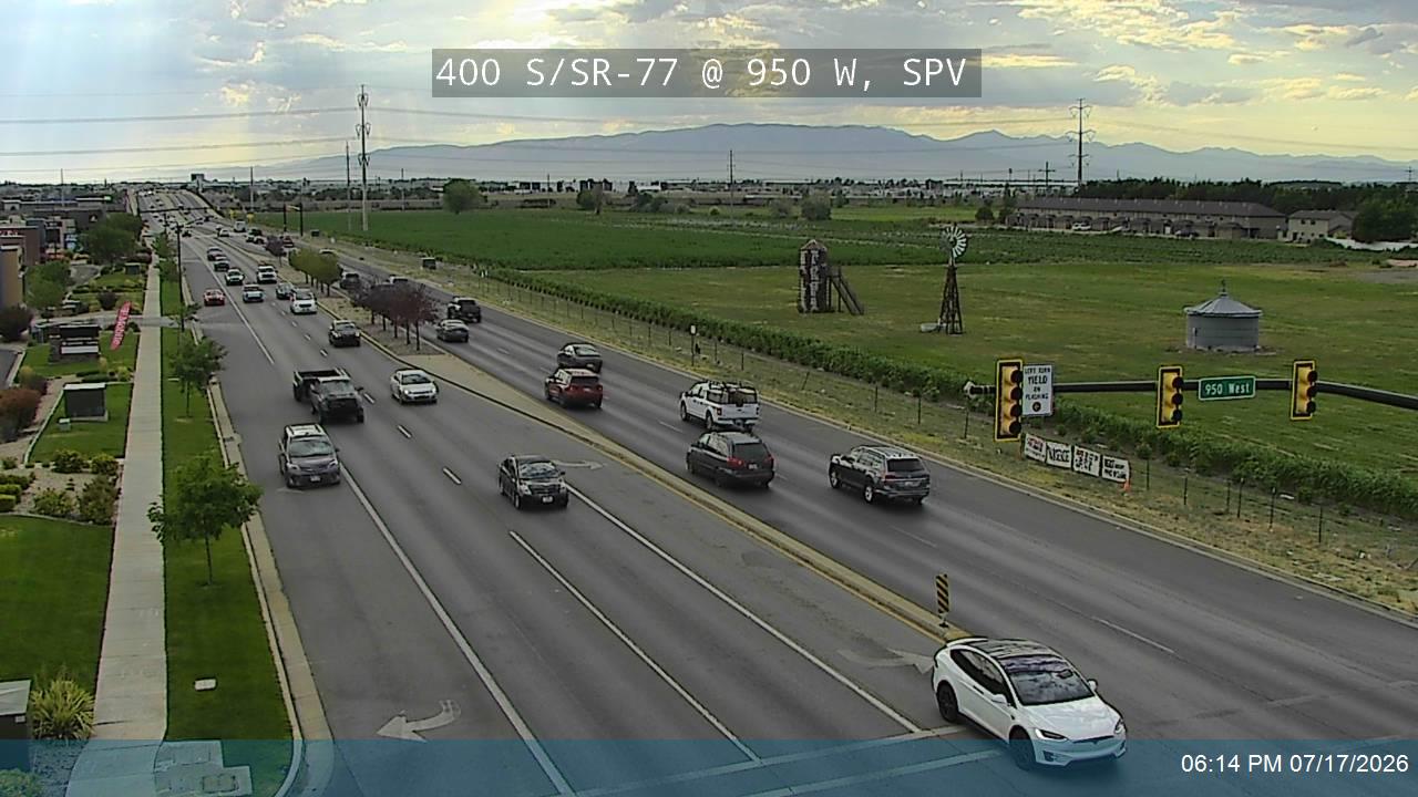 SR-77 traffic camera, Springville, Utah