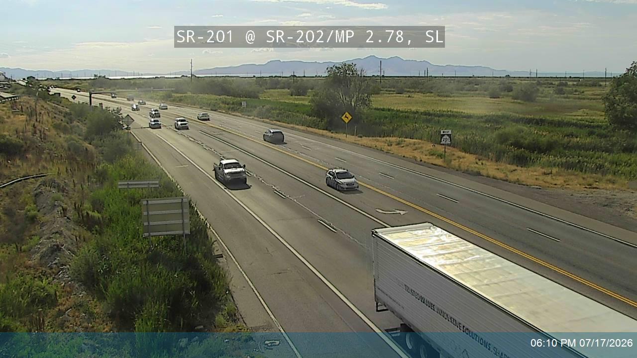 SR-201 @ SR-202 / MP 2.78, SL traffic camera, Salt Lake County