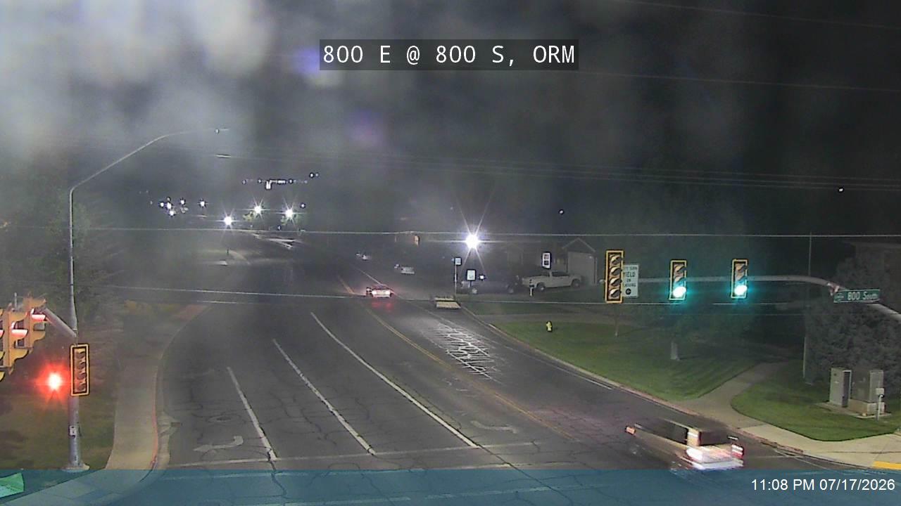 800 E traffic camera, Orem, Utah