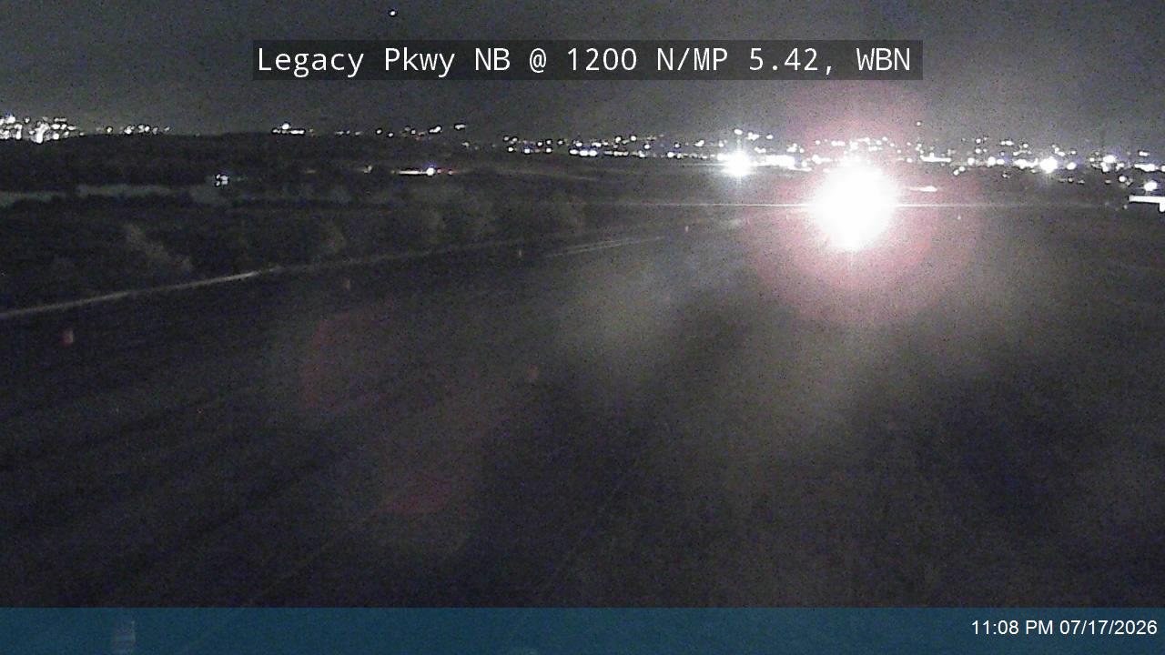 Legacy Pkwy traffic camera, view north, West Bountiful, Utah