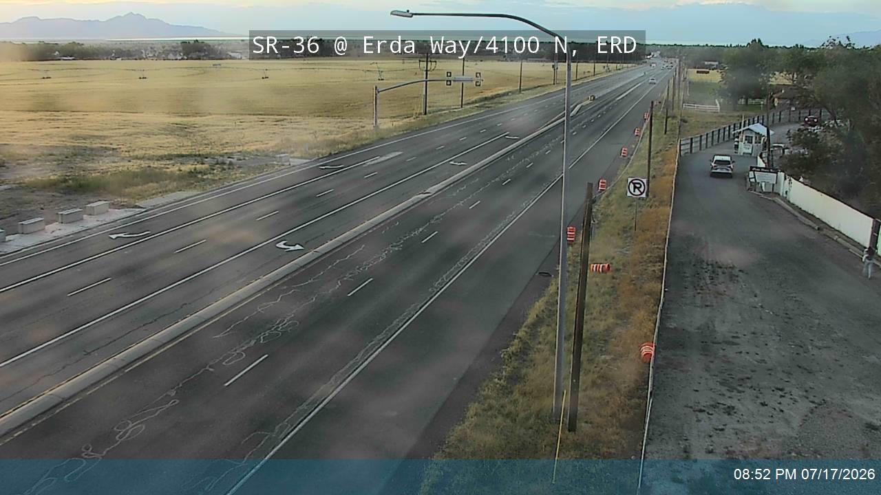 SR-36 traffic camera, view south, Erda, Utah