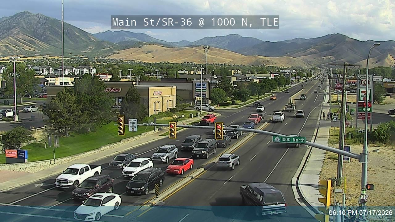 SR-36 traffic camera, view north, Tooele, Utah