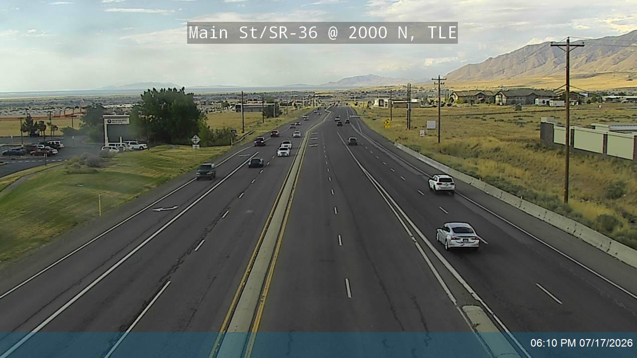 SR-36 traffic camera, view south, Tooele, Utah