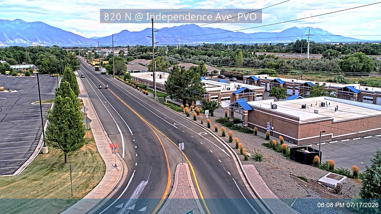 820 N traffic camera, Provo, Utah