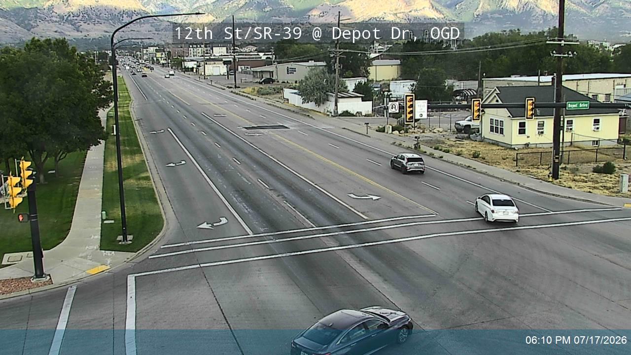 SR-39 traffic camera, view north, Ogden, Utah