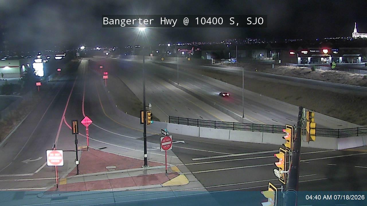 Bangerter Hwy traffic camera, South Jordan, Utah