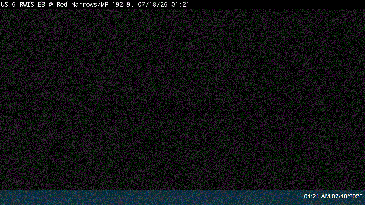 US-6 RWIS EB @ Red Narrows / MP 192.9, UT traffic camera, Utah County