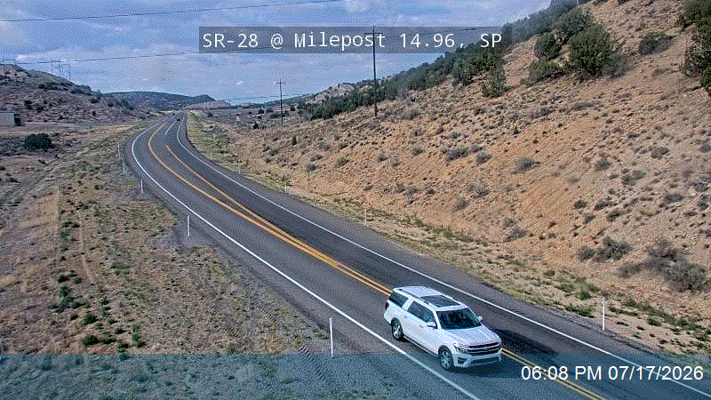SR-28 @ Milepost 14.96, SP traffic camera, Sanpete County