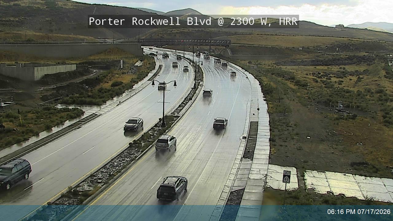 Porter Rockwell Blvd traffic camera, Herriman, Utah