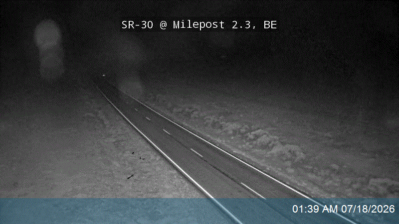 SR-30 @ Milepost 2.3, BE traffic camera, Box Elder County