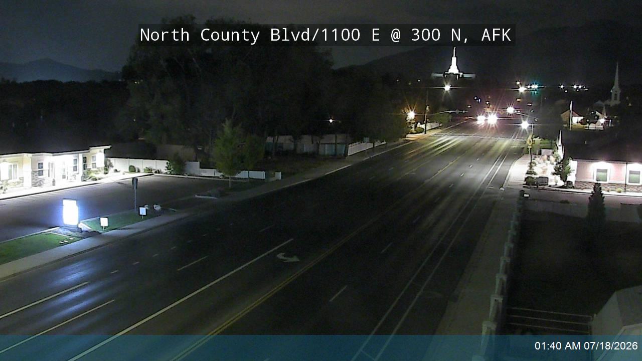 North County Blvd traffic camera, American Fork, Utah