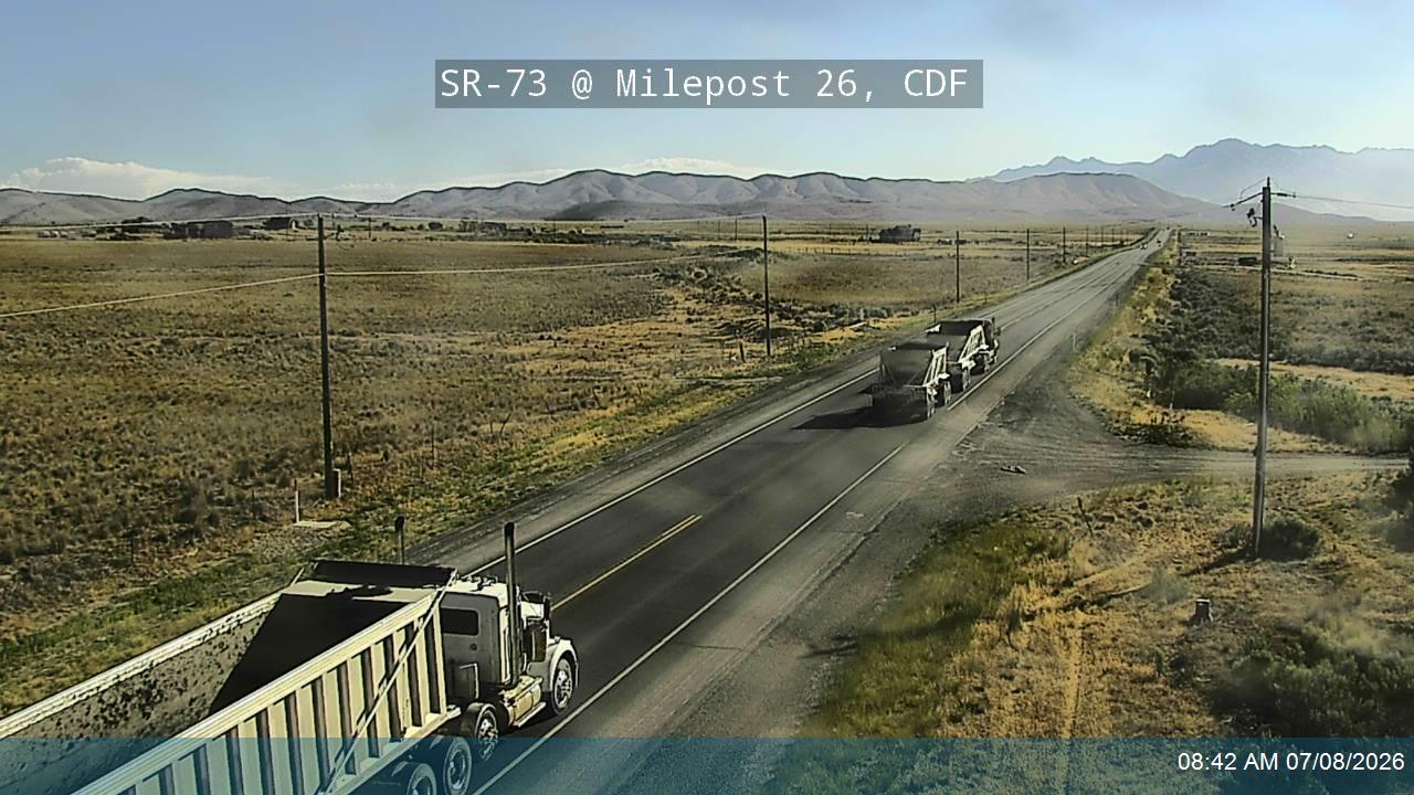 SR-73 traffic camera, Cedar Fort, Utah
