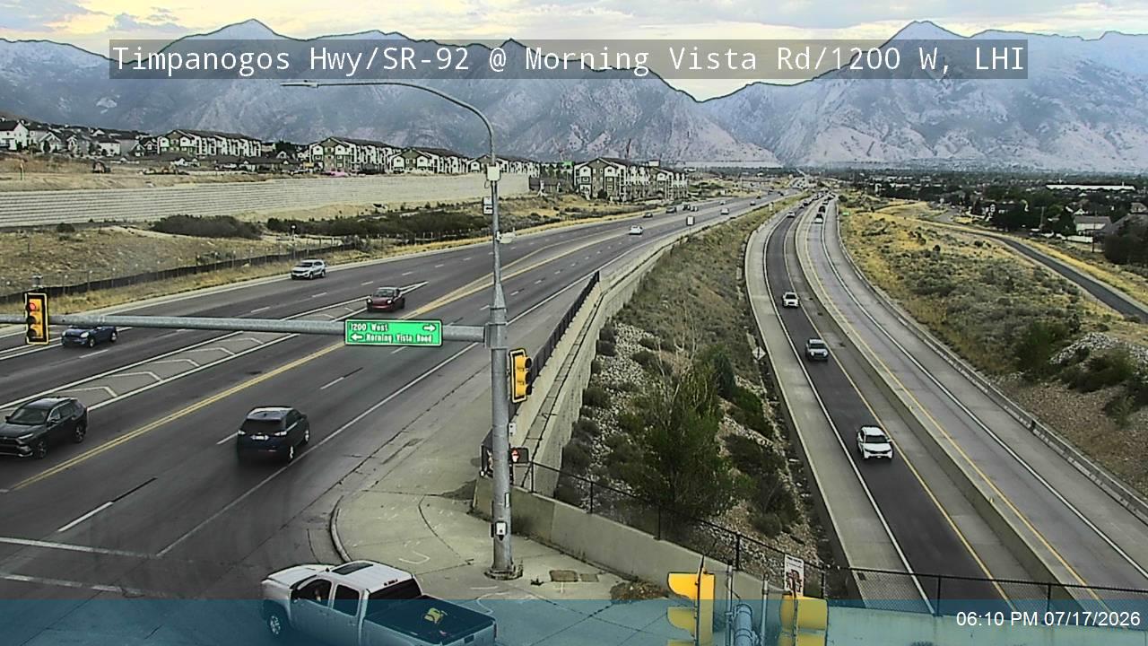 SR-92 traffic camera, Lehi, Utah