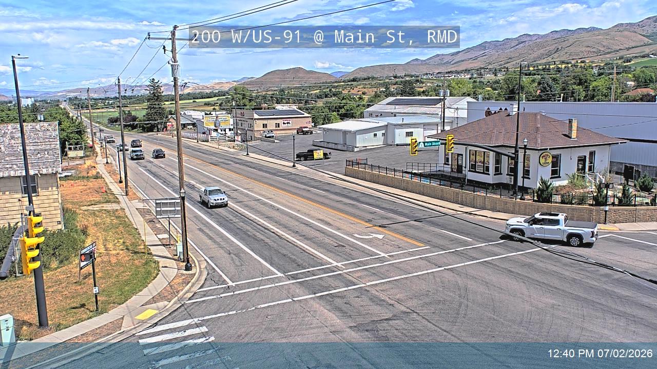 US-91 traffic camera, Richmond, Utah