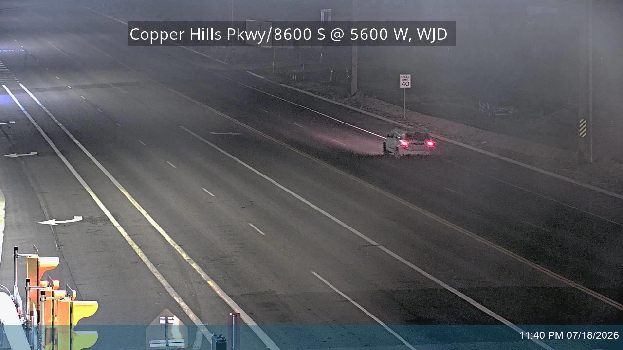 Copper Hills Pkwy traffic camera, West Jordan, Utah