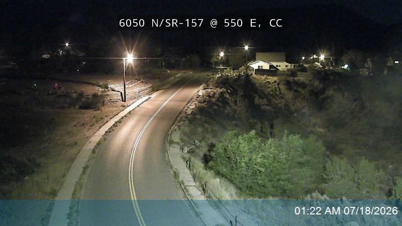 6050 N / SR-157 @ 550 E / MP 4.85, CC traffic camera, Carbon County
