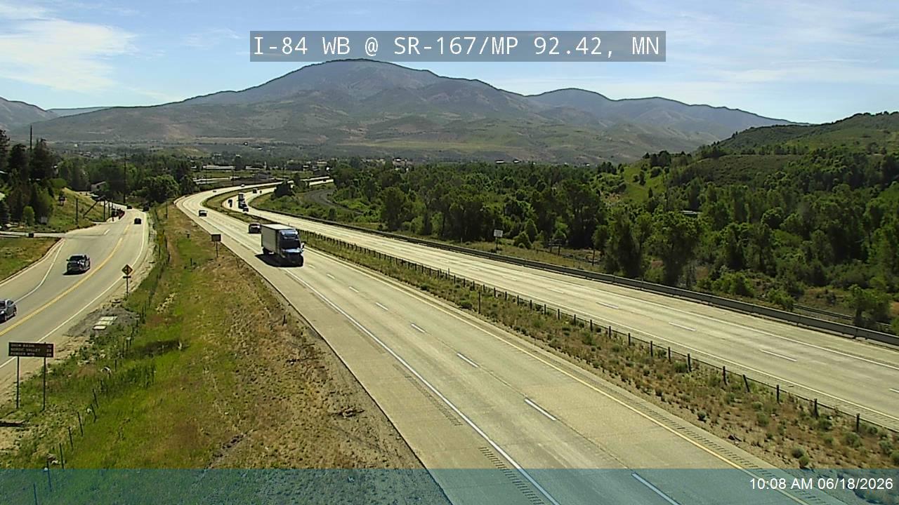 I-84 WB @ SR-167 / MP 92.42, MN
