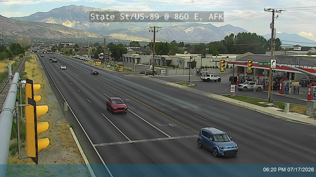 US-89 traffic camera, American Fork