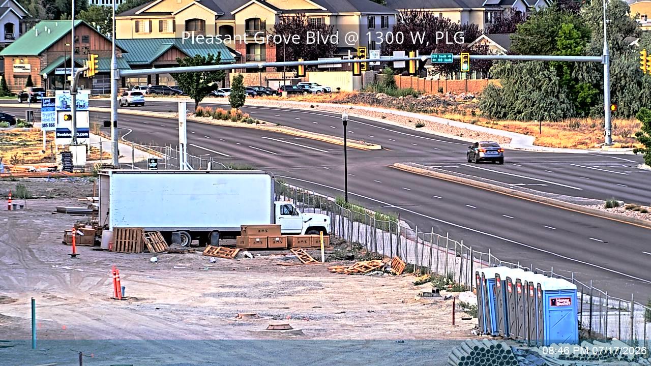 Pleasant Grove Blvd traffic camera, Pleasant Grove, Utah