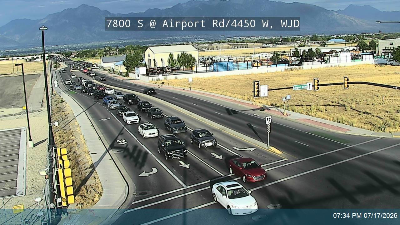 7800 S traffic camera, West Jordan, Utah