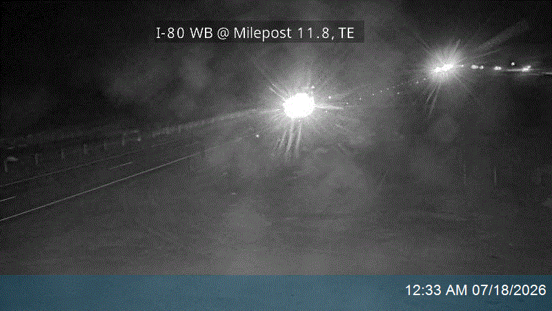 I-80 WB @ Milepost 11.8, TE traffic camera, Tooele County